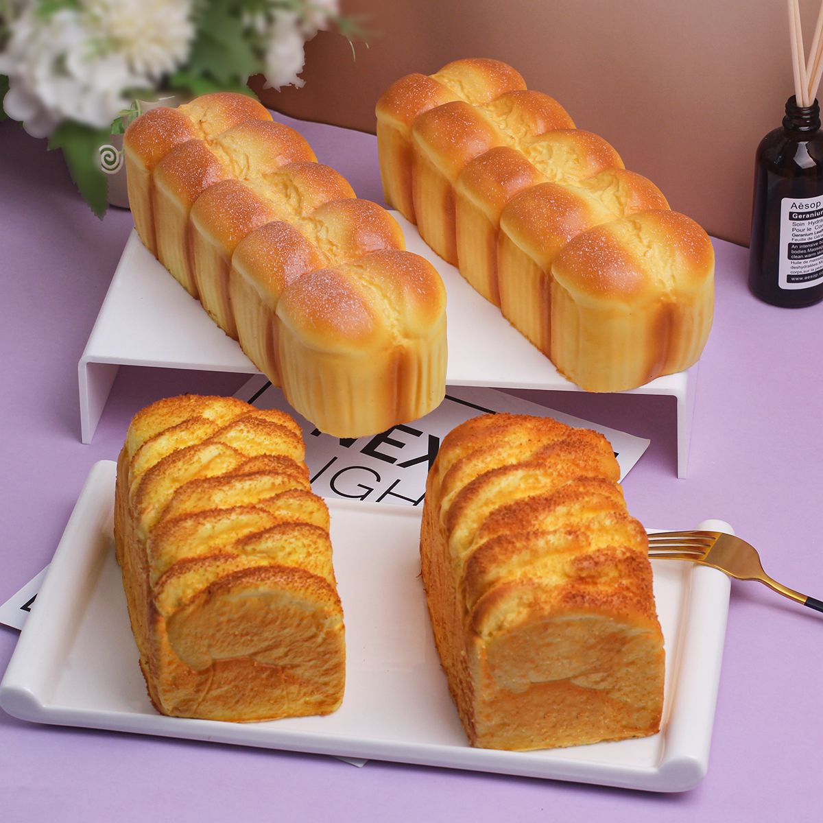 Home Fragrance Brands - 1PCS Slow Rebound Simulation Cheese Long