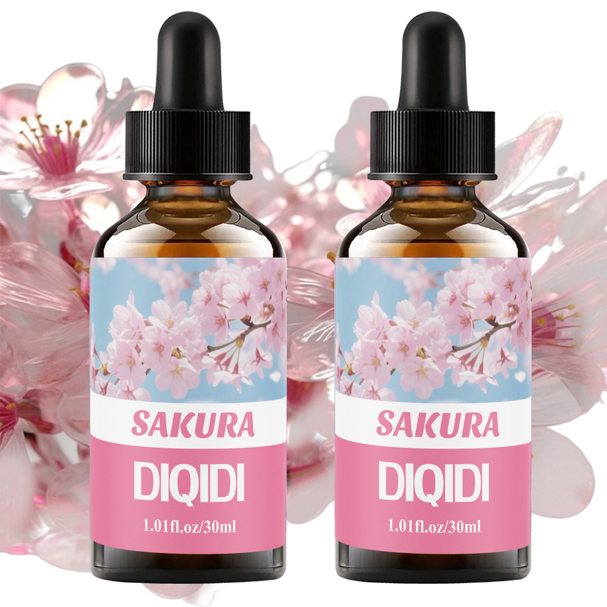 Home Fragrance Co - 2Pcs Sakura Essential Oil Set, Christmas