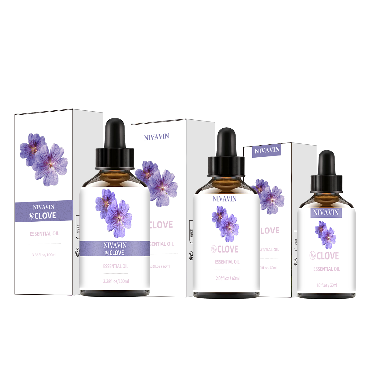 Home Fragrance Co - NIVAVIN 30ml/60ml/00ml Clove essential oil, naturally