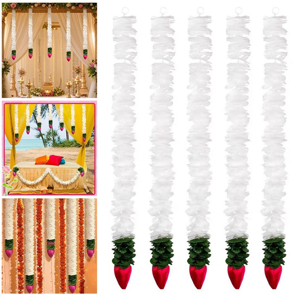Home Fragrance Jasmine - 1/3Pcs Plastic Artificial Jasmine Garland Lifelike