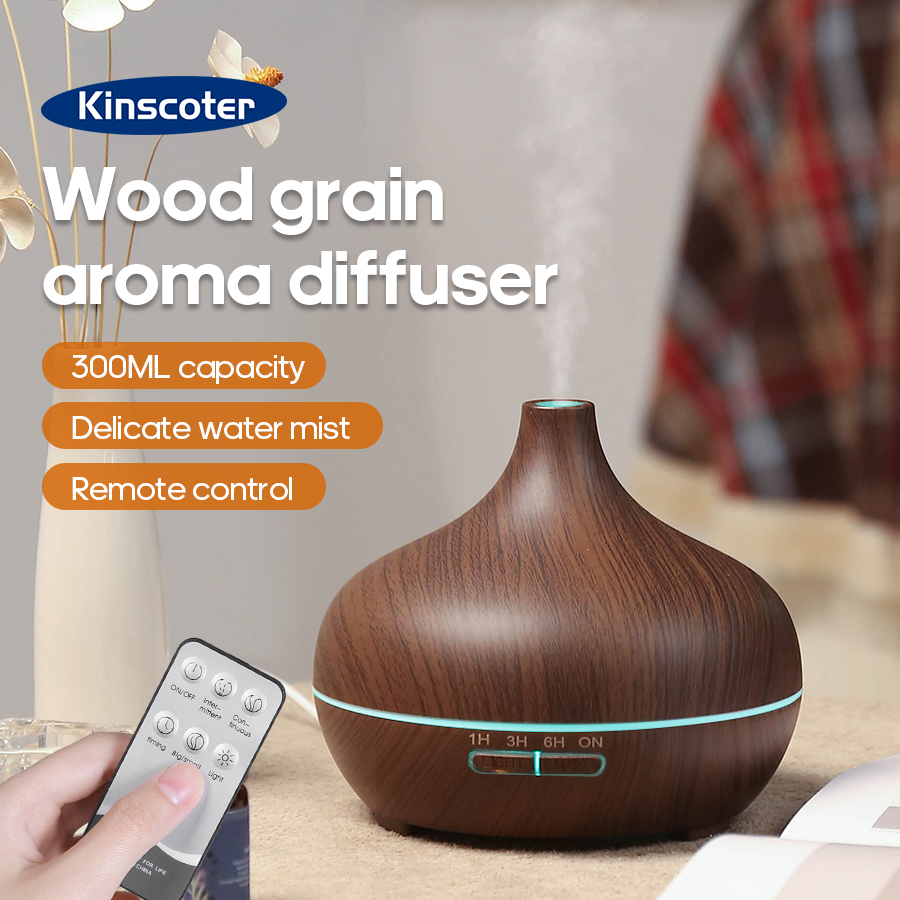 KINSCOTER Wood Grain Aromather - Home Fragrance Oil Diffuser review and price