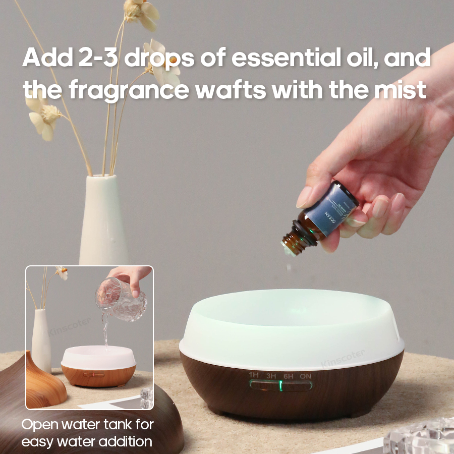 KINSCOTER Wood Grain Aromather - Home Fragrance Oil Diffuser review and price