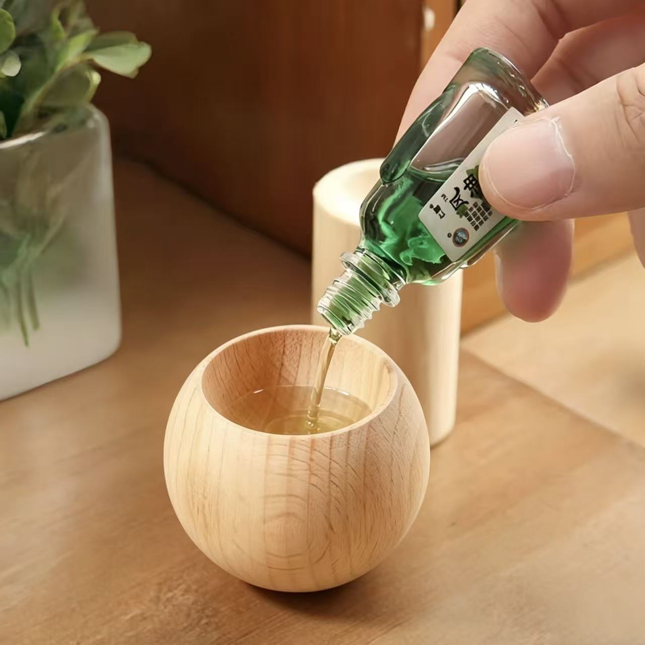 Portable Wood Essential Oil Di - Home Fragrance Natural review and price