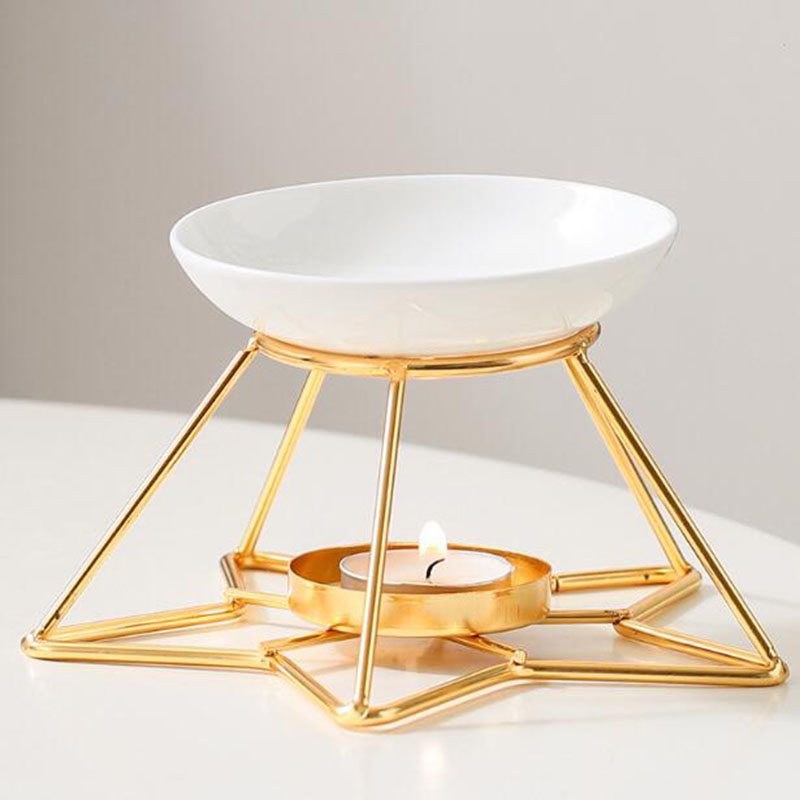 Metal Star Rack Ceramic Bowl A - Home Fragrance Oil Burner review and price