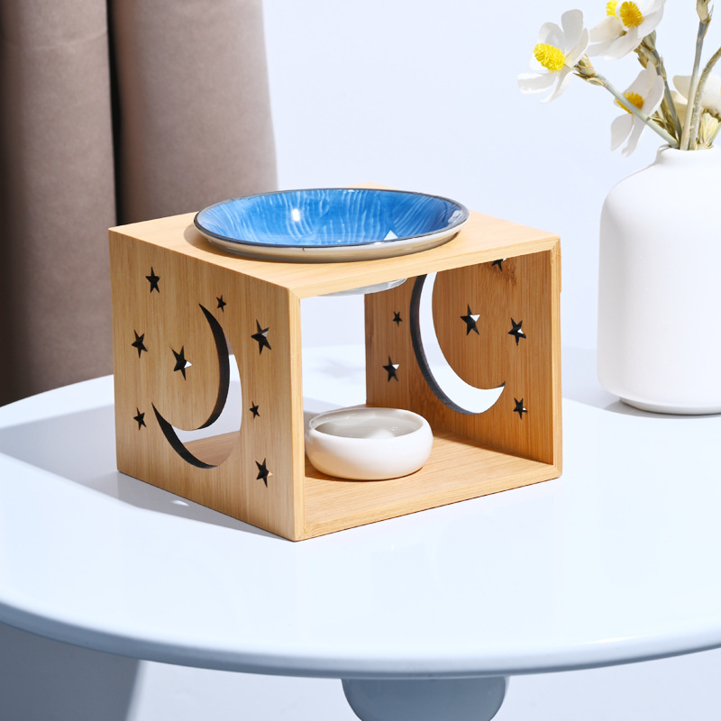 Bamboo Ceramic Essential Oil B - Home Fragrance Oil Burner review and price