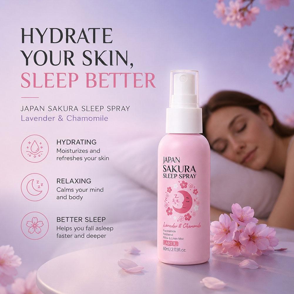 LAIKOU Japan Sakura Sleep Pill - Lavender Pillow Spray review and price