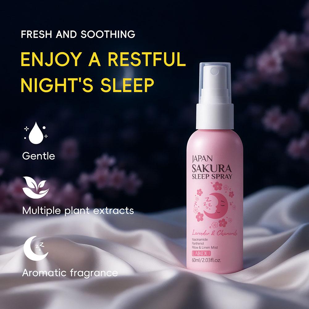 LAIKOU Japan Sakura Sleep Pill - Lavender Pillow Spray review and price