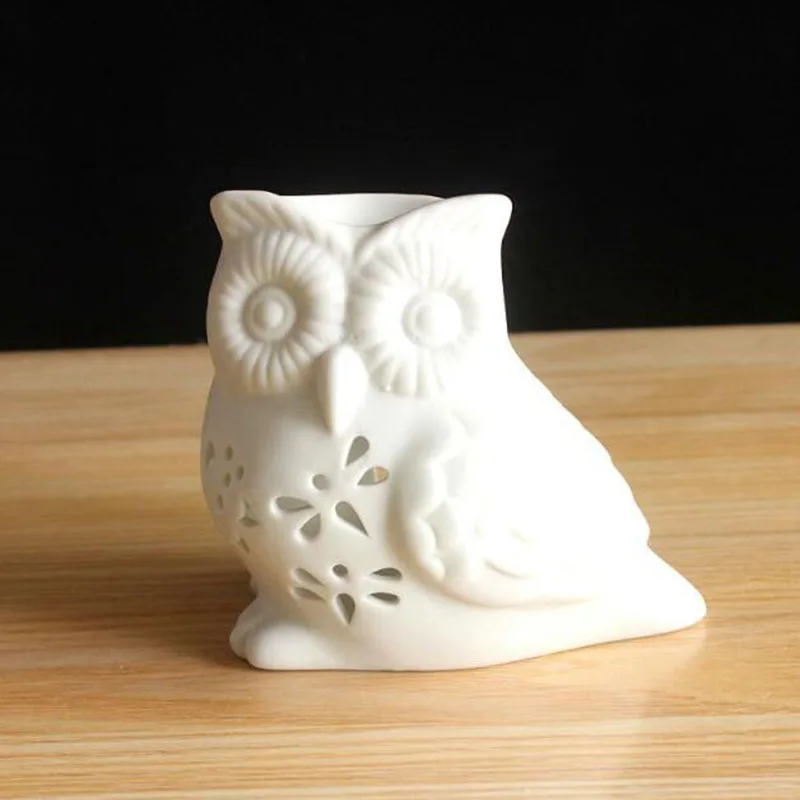 Porcelain Hollow Owl Aromather - Home Fragrance Oil Burner review and price