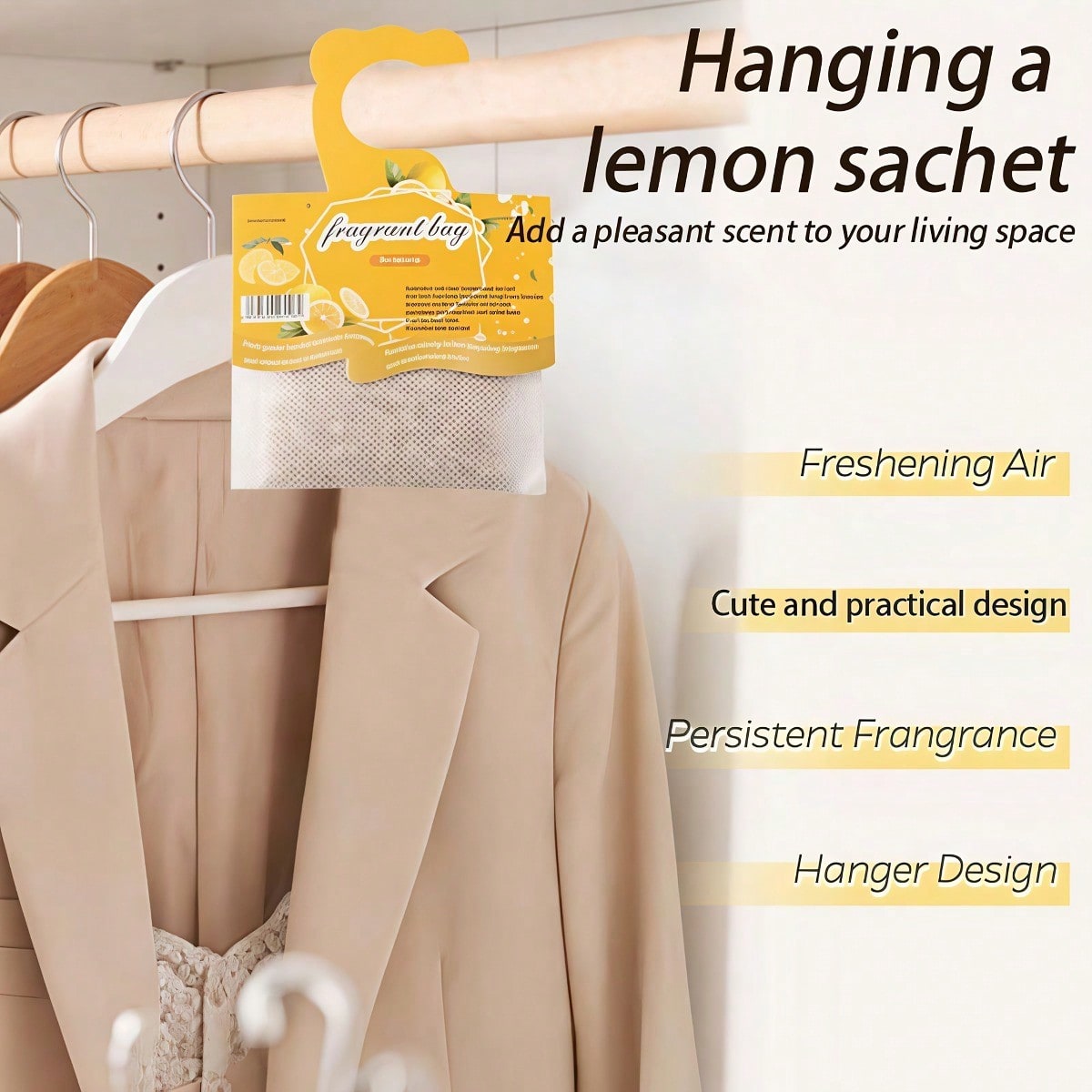 Hanging Lemon Scented Sachets, - Home Fragrance Brands review and price