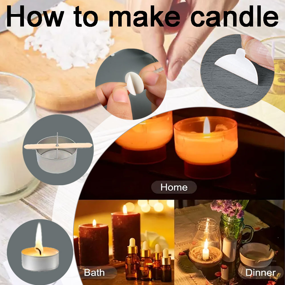 55pcs Flower Candle Wick Wood  - Home Fragrance Brands review and price