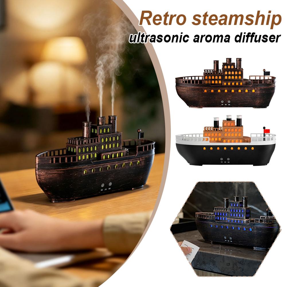Retro Steamboat Ultrasonic Ess - Home Fragrance Oil Diffuser review and price