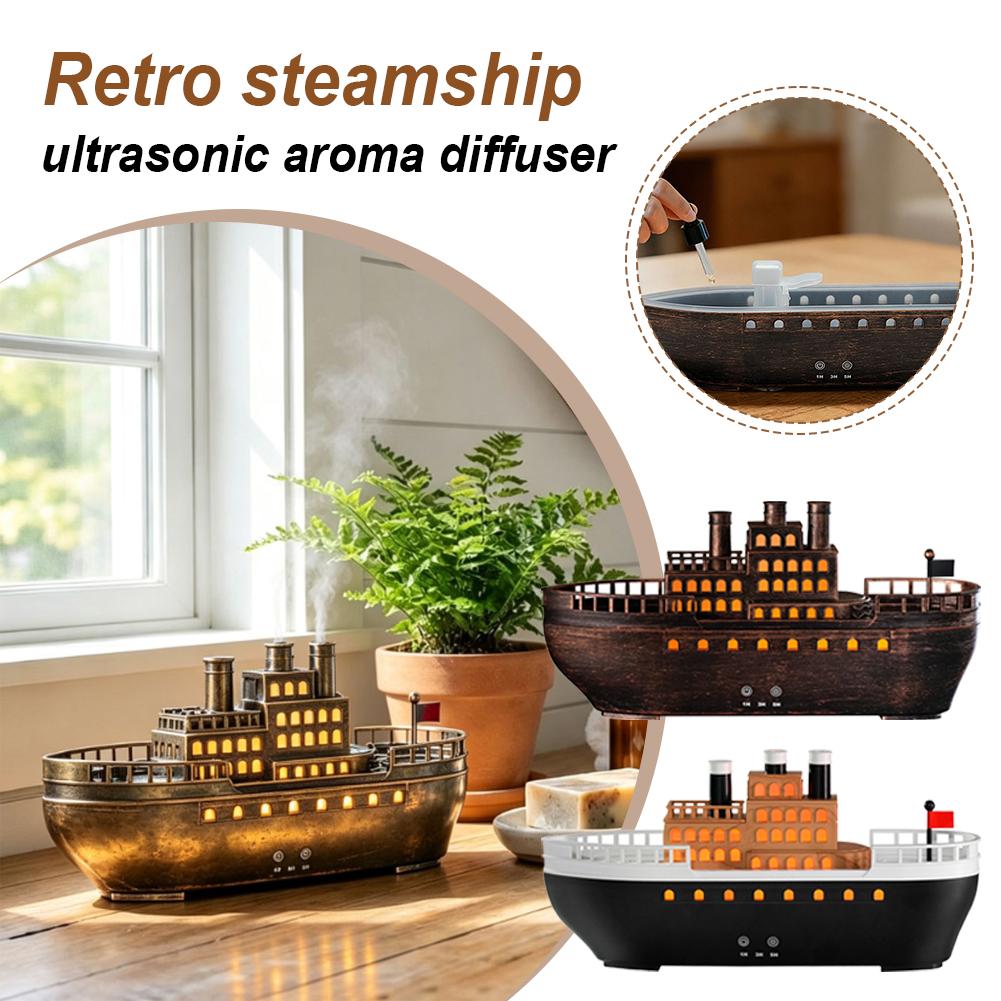 Retro Steamboat Ultrasonic Ess - Home Fragrance Oil Diffuser review and price